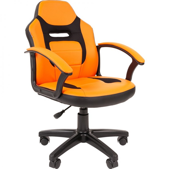 Детское кресло CHAIRMAN KIDS 110 экопремиум черный/оранжевый 7049365 Детское кресло CHAIRMAN KIDS 110 экопремиум черный/оранжевый 7049365