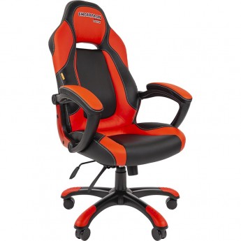 Игровое кресло CHAIRMAN GAME 20 экопремиум черный/красный