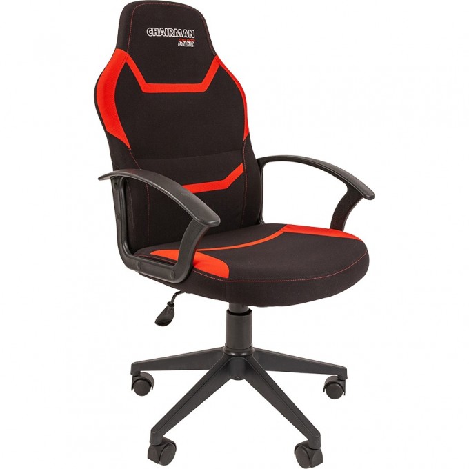 Игровое кресло CHAIRMAN GAME 9 NEW черно/красный 7104769 Игровое кресло CHAIRMAN GAME 9 NEW черно/красный 7104769