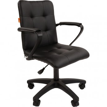Кресло CHAIRMAN 030 черное, экокожа