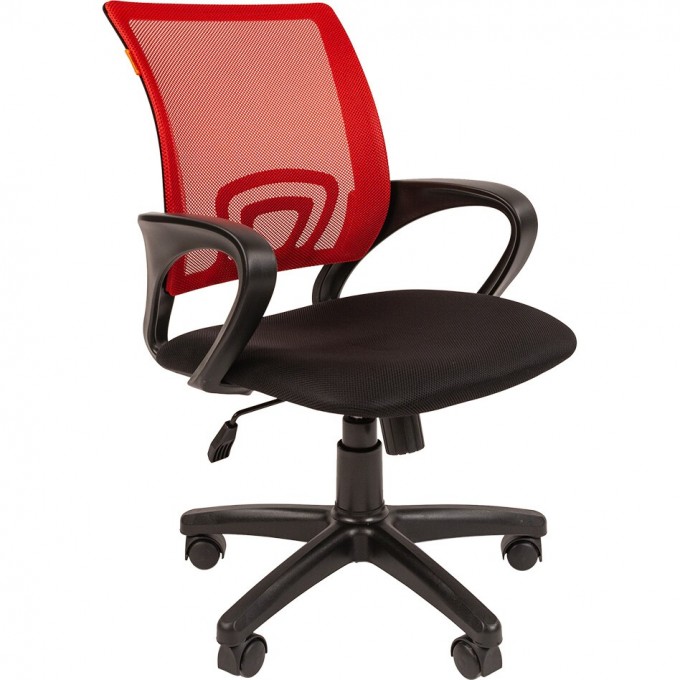 Кресло для оператора CHAIRMAN 696 Black красный 7013168 Кресло для оператора CHAIRMAN 696 Black красный 7013168