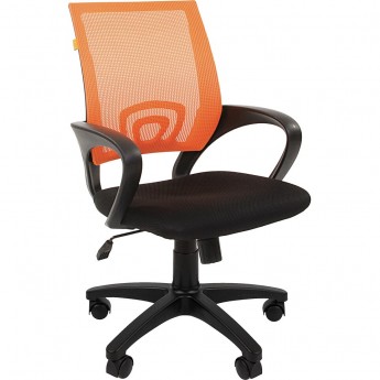Кресло для оператора CHAIRMAN 696 Black оранжевый