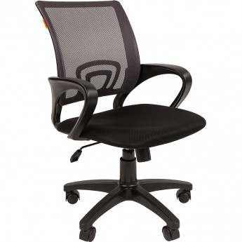 Кресло для оператора CHAIRMAN 696 Black серый