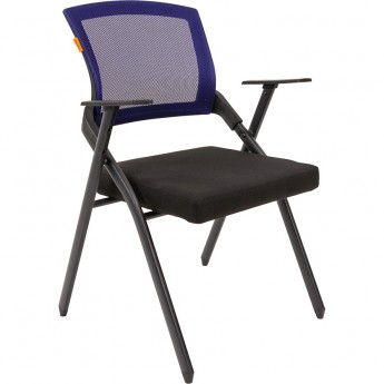 Кресло для посетителя CHAIRMAN NEXX черный/синий