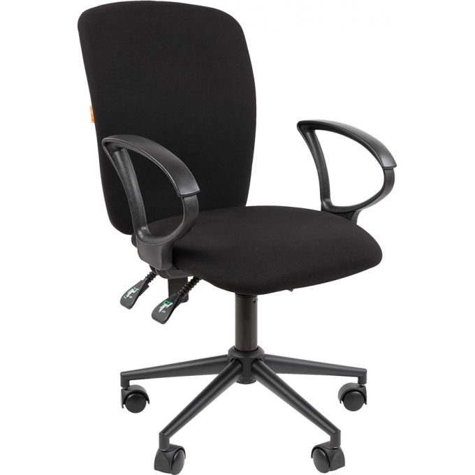 Офисное кресло CHAIRMAN 9801 РОССИЯ ткань T08 черный Black 7150934 Офисное кресло CHAIRMAN 9801 РОССИЯ ткань T08 черный Black 7150934